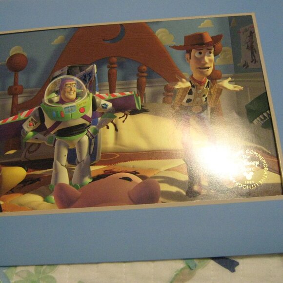 Exclusive Disney Lithographs:Toy Story 1 and 2 and a Bug's Life plus Bug's VHS - Picture 11 of 15